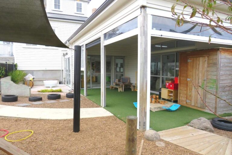 Over 2s covered outdoor at Bright Beginnings Early Learning Centre childcare in Mt Roskill, Auckland