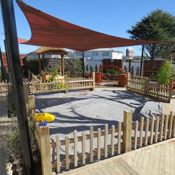 Playground at Bright Beginnings Early Learning Centre childcare in Howick, Auckland